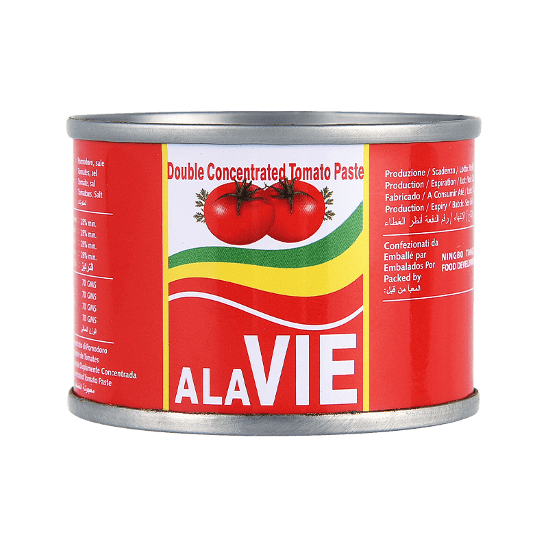 60g konzervovaná (snadná otevřená/ tvrdá otevřená) dvojitá koncentrovaná rajčatová pasta