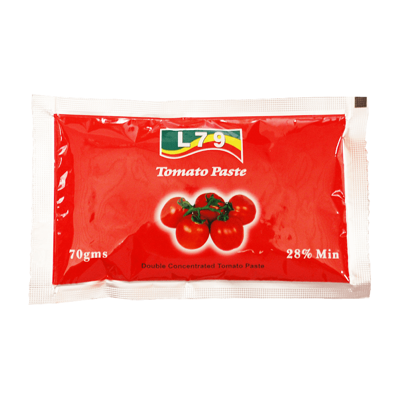 70G Single Serve Packets Pouch rajčatové pasty